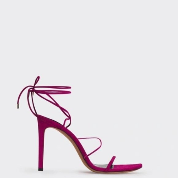 IRO Purple Suede Sandals - Picture 3 of 11